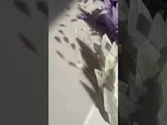 Gänsefeder-Blumenhalter mit Drahtzubehör